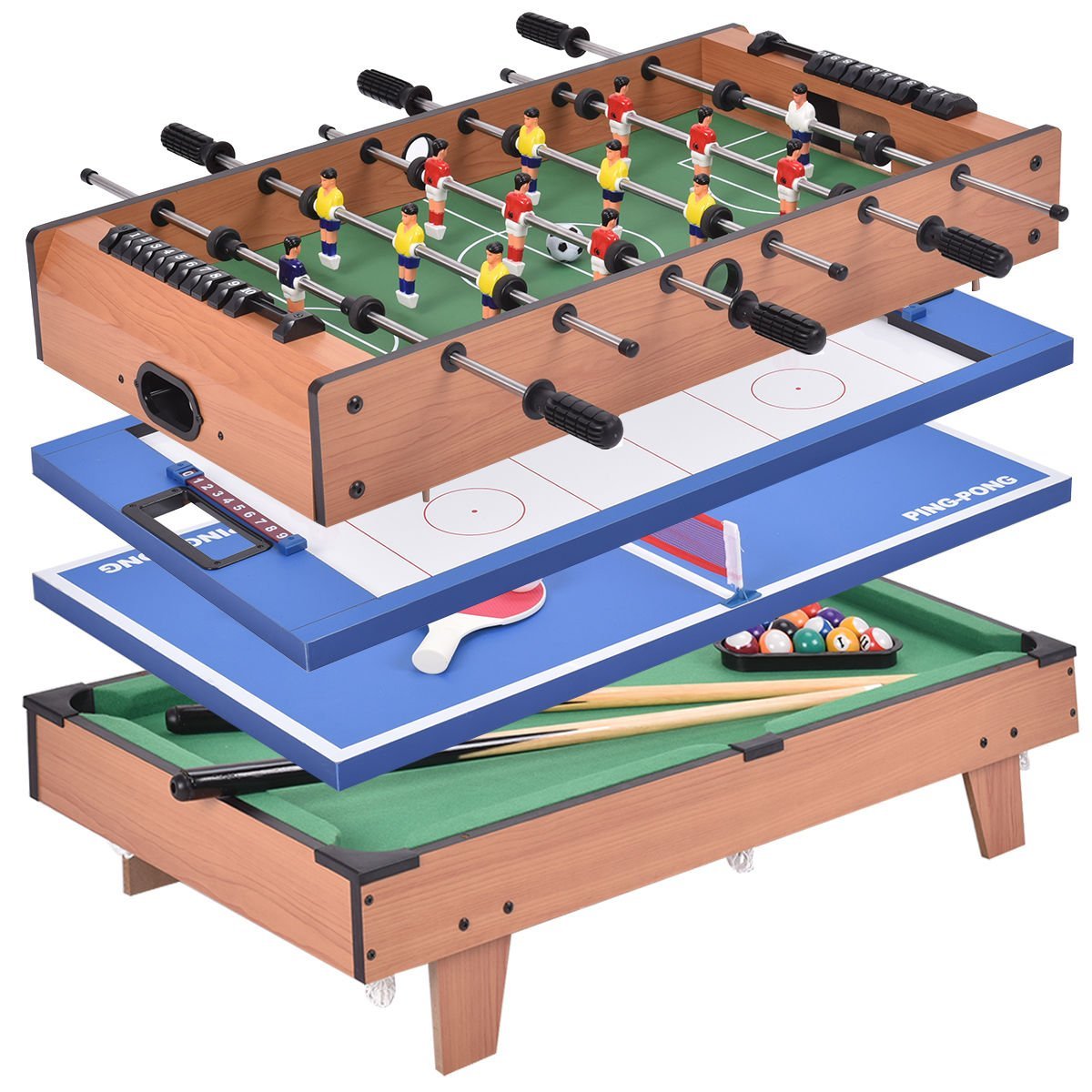 Giantex 4-in-1 Multi Game Table