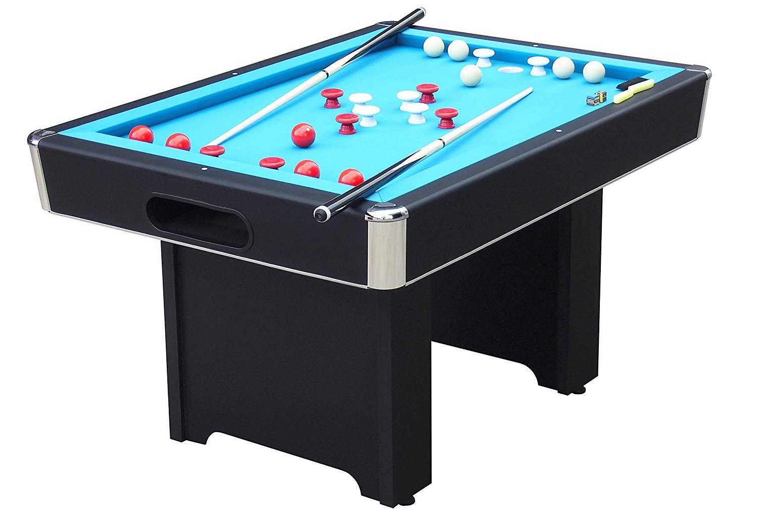playcraft hartford slate black bumper pool table image