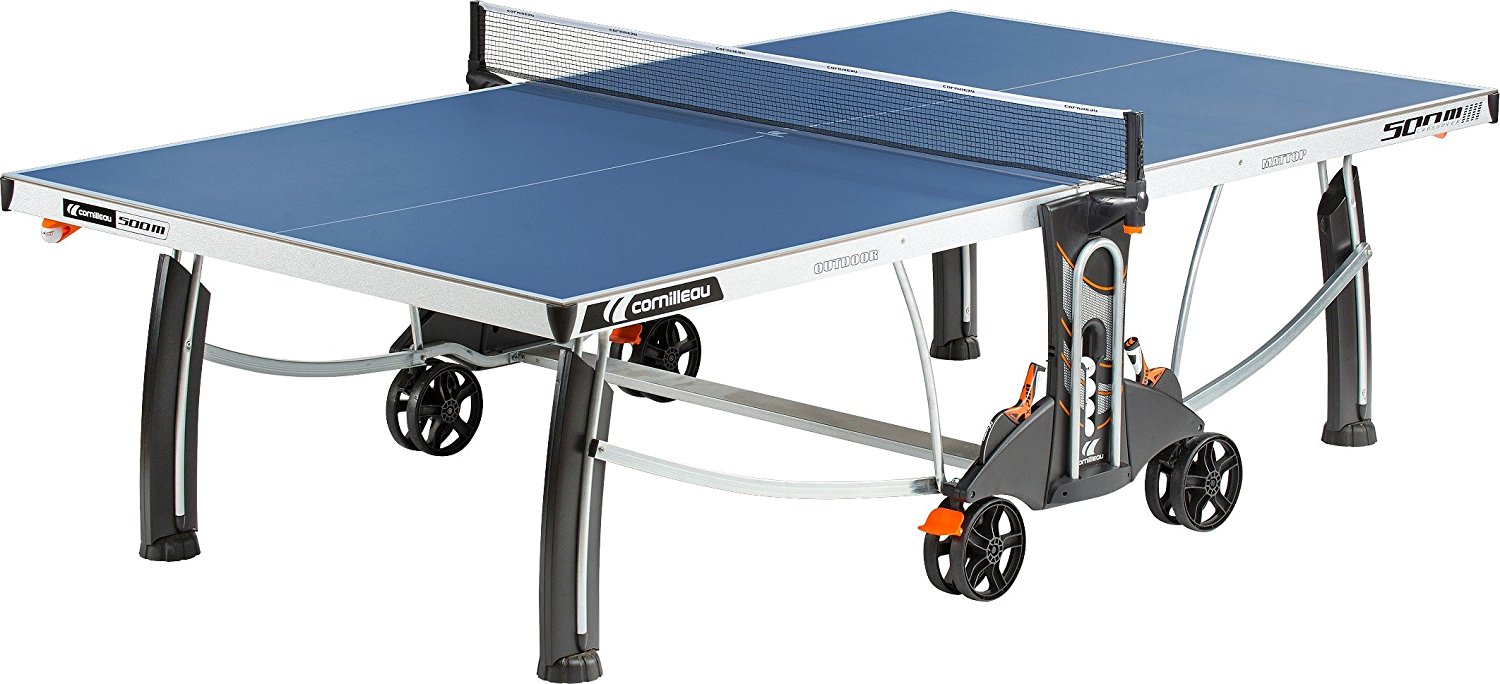 Cornilleau 500M Crossover IndoorOutdoor Blue Table Tennis Table