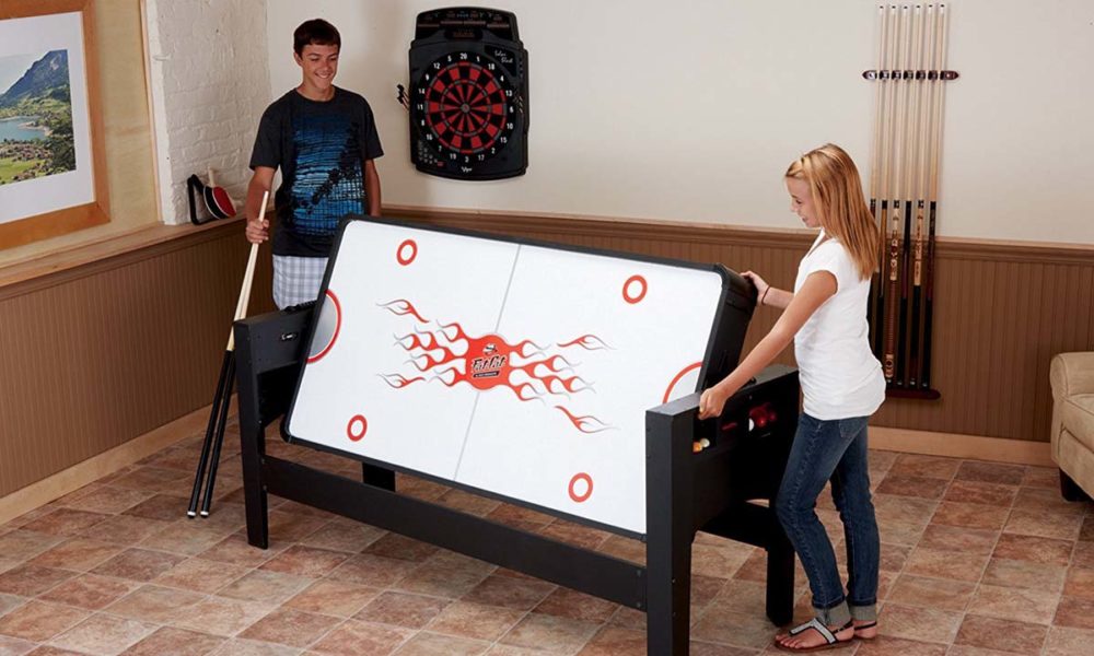 foosball air hockey ping pong table