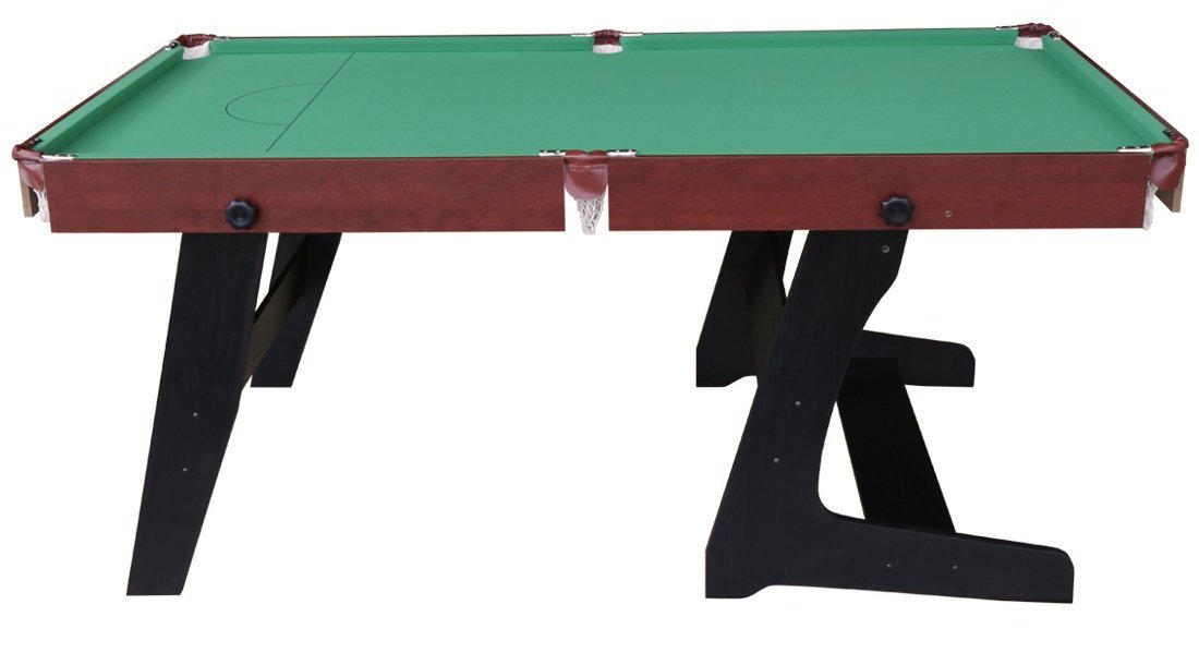 hlc 6 green foldaway snooker pool table image
