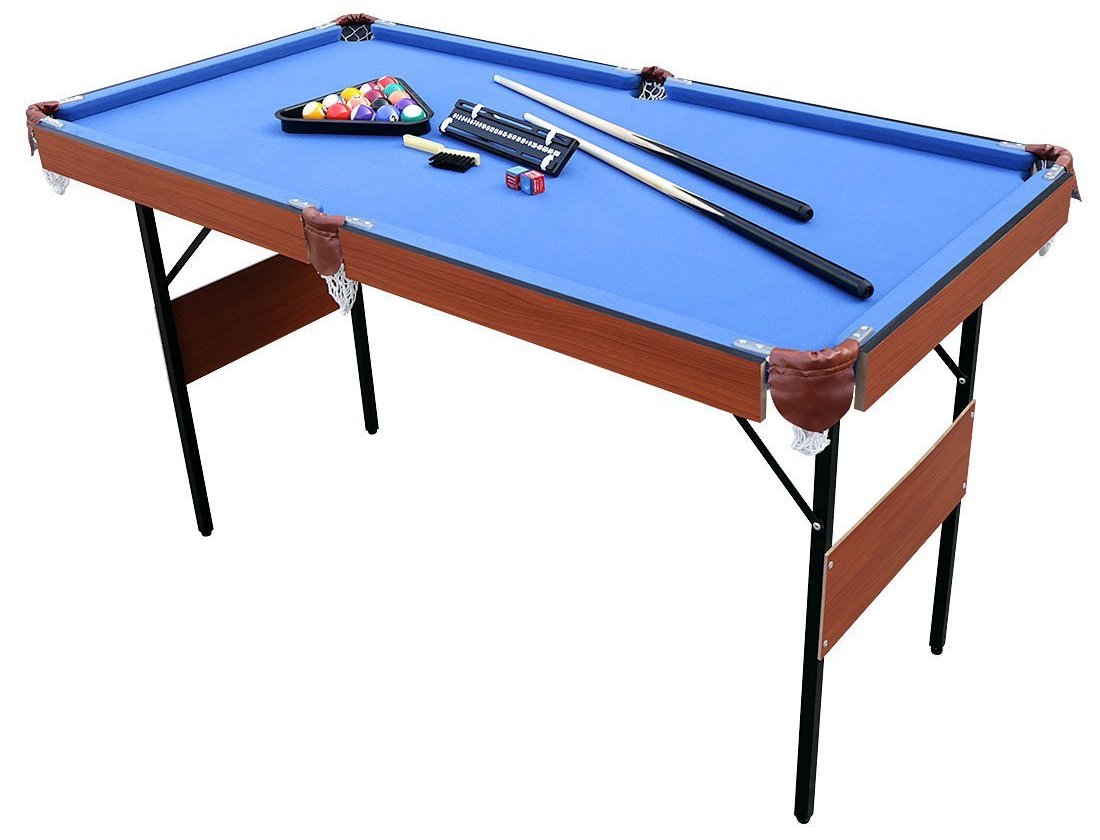 hlc 55 folding space saver pool billiard table image