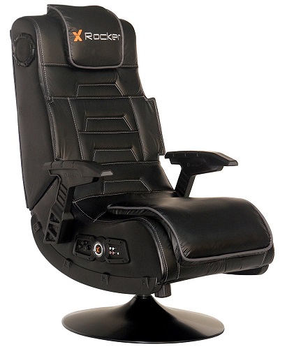 x rocker 51396 pro series pedestal wireless gaming seat image
