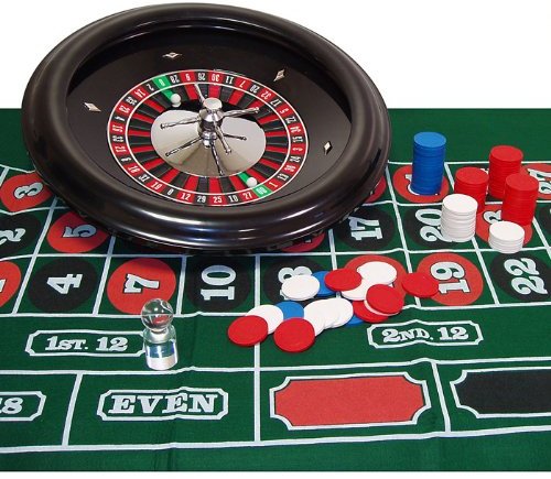 deluxe 18 inch wheel roulette set image