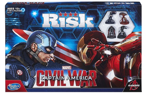 risk captain america civil war board game image