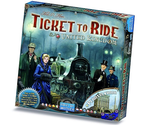 ticket to ride united kingdom board game image